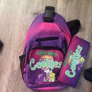 Cookies Purple and Pink Belt Bag